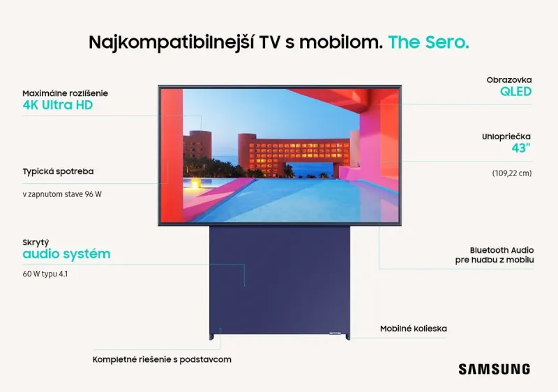 Unikátní televizor s otočnou obrazovkou Samsung The Sero  přichází na český trh - foto 2 | brand photo