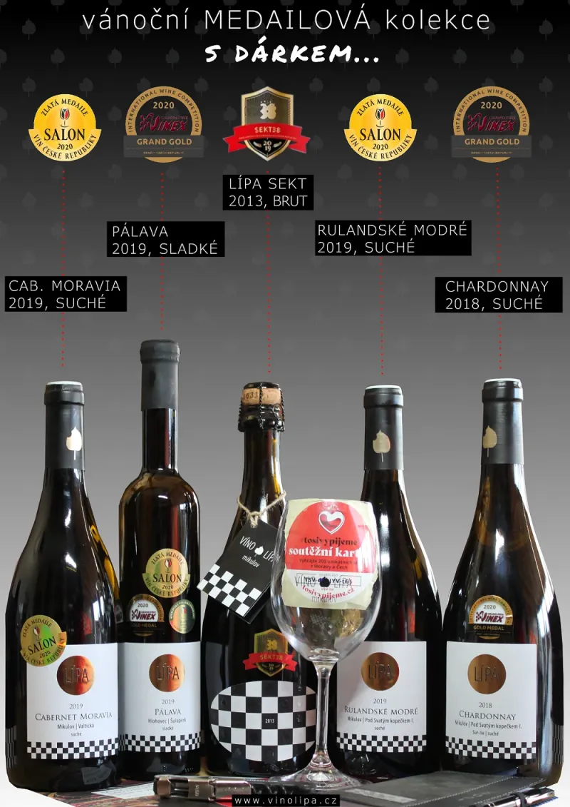 Výtečná vína v roce 2020 ve vinařství VÍNO LÍPA MIKULOV - foto 5 | brand photo