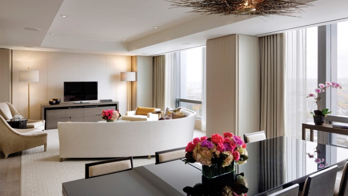 Luxusní apartmá v hotelu Four Seasons Toronto