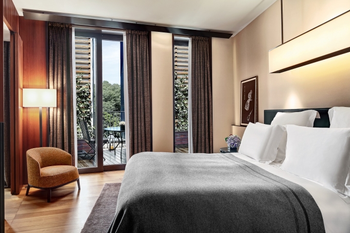 Premium Suite v hotelu BVLGARI MILANO