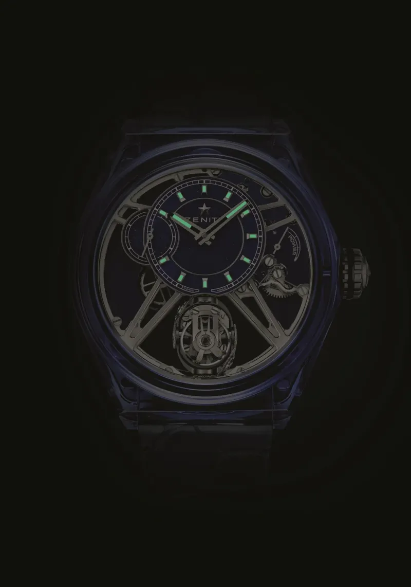 Zenith přepisuje zákony gravitace s novým modelem Zero G Sapphire - foto 6 | brand photo