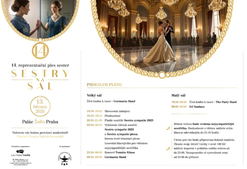 14. ročník reprezentačního plesu Sestry na sál!