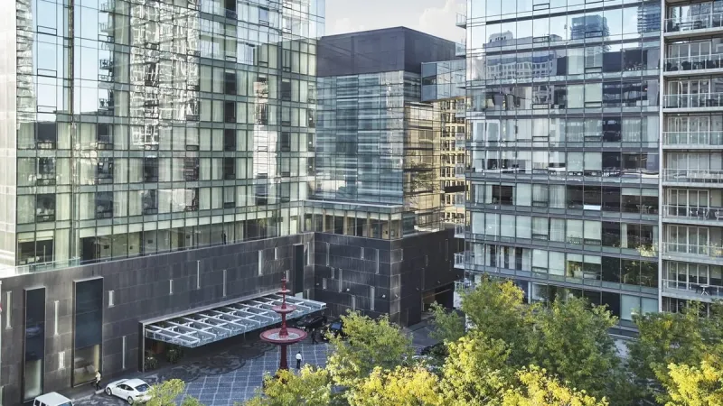 Výhled na hotel Four Seasons Toronto