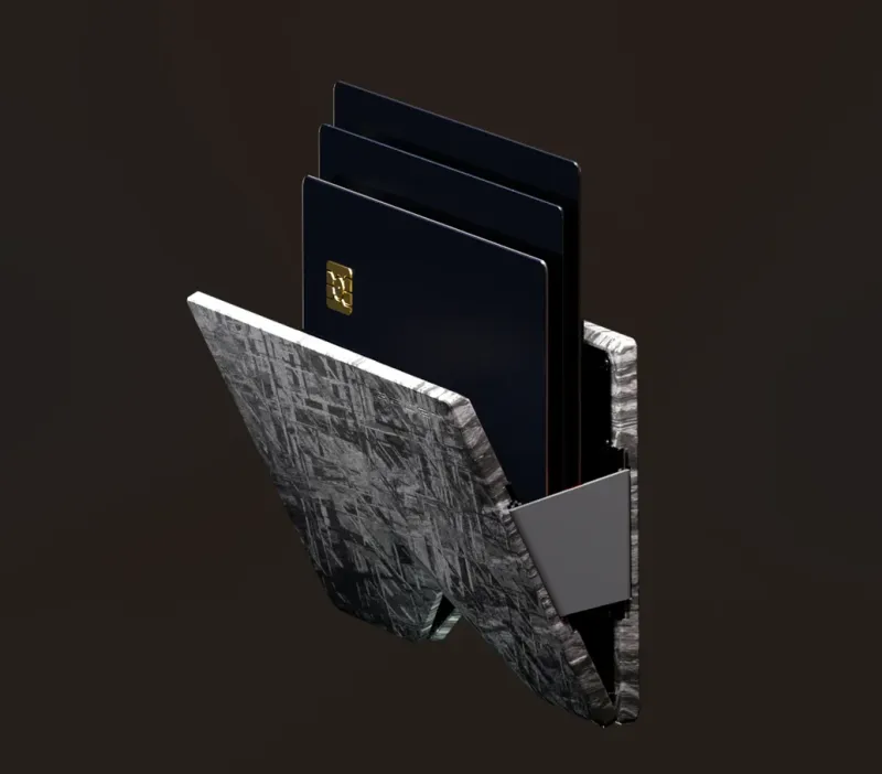 Planetesimal Meteorite Wallet: peněženka z pravého meteoritu - foto 2 | brand photo