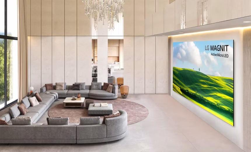 Společnost LG představuje novou éru luxusního domácího kina: LG MAGNIT Active Micro LED - foto 1 | brand photo