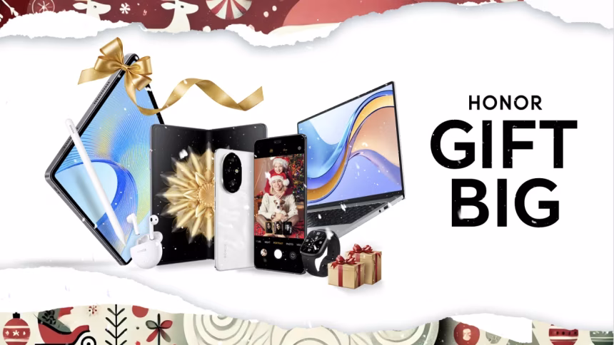 Vánoční nadílka od značky HONOR: Chytré telefony i tablety za speciální předvánoční ceny - foto 1 | brand photo