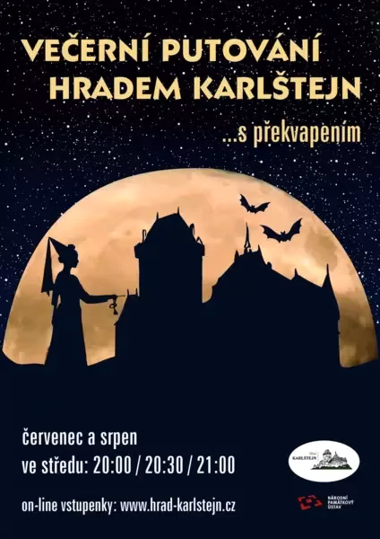Večerní putování hradem s překvapením...