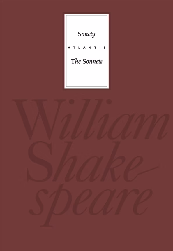 William Shakespeare Sonety / The Sonnets | brand photo