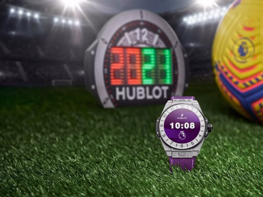 Značka Hublot představuje limitovanou edici chytrých hodinek Big Bang e v barvě Premier League - foto 1 | brand photo